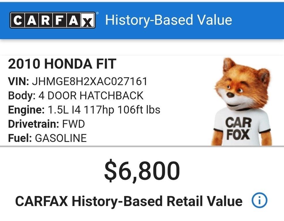 Honda Fit 5-Speed AT 2010