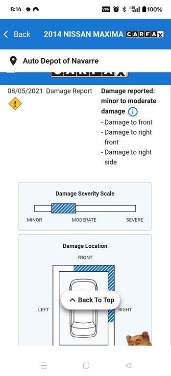 Nissan Maxima S 2014