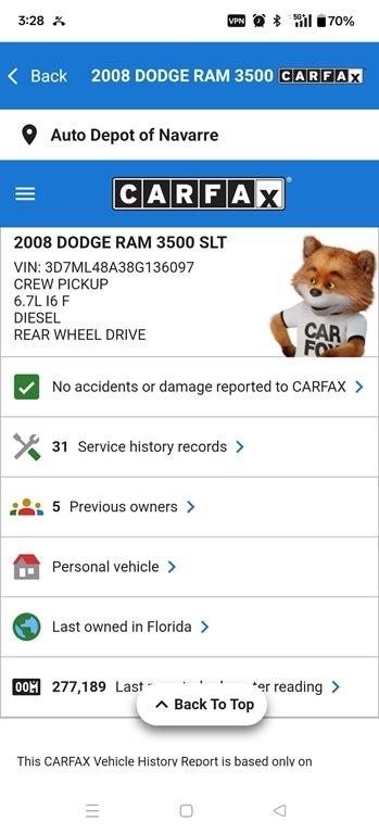 Dodge Ram 3500 ST Quad Cab 2WD DRW 2008