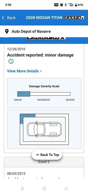 Nissan Titan XE Crew Cab 2WD SWB 2008