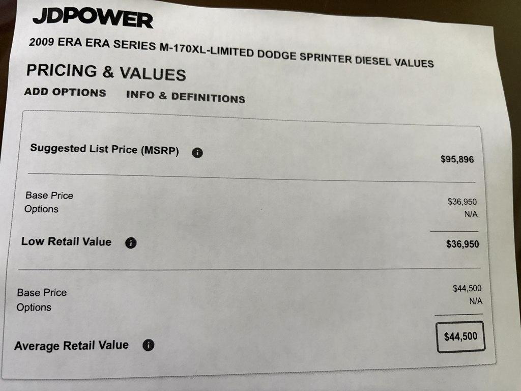 Mercedes-Benz Sprinter Van  2009