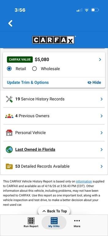 Toyota Camry LE 2005