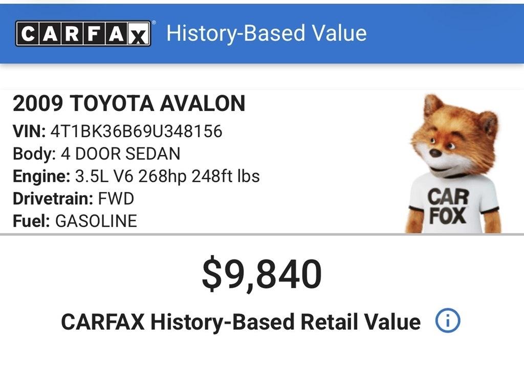 Toyota Avalon XL 2009