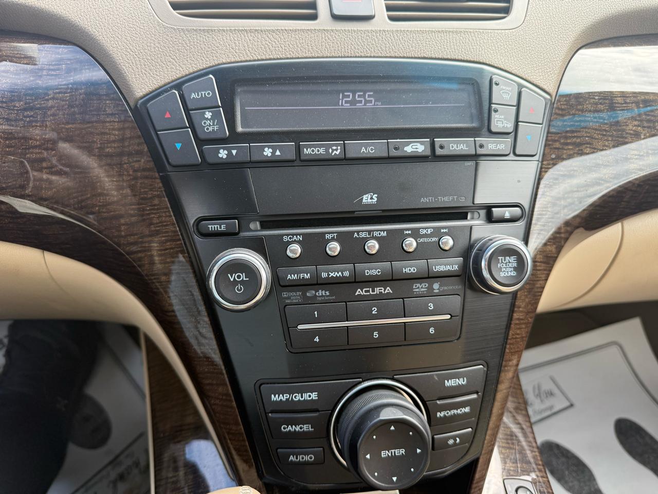 Acura MDX 6-Spd AT w/Tech Package 2012