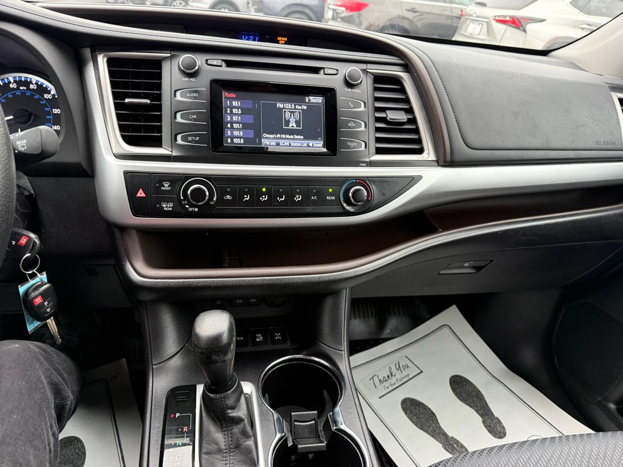 Toyota Highlander LE Plus AWD V6 2017