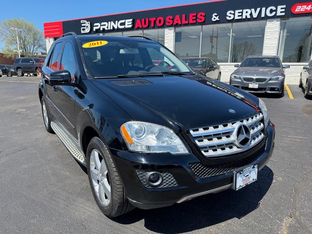 Black 2011 Mercedes-Benz M-Class ML 350 4MATIC SUV / Crossover All-Wheel Drive Automatic