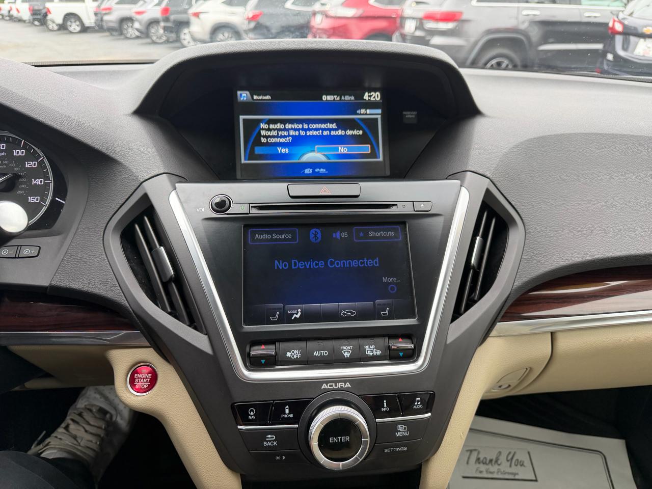 Acura MDX SH-AWD 6-Spd AT w/Tech Package 2014