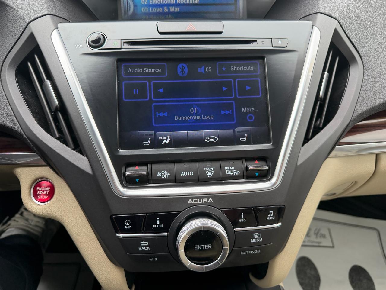 Acura MDX SH-AWD 6-Spd AT w/Tech Package 2014