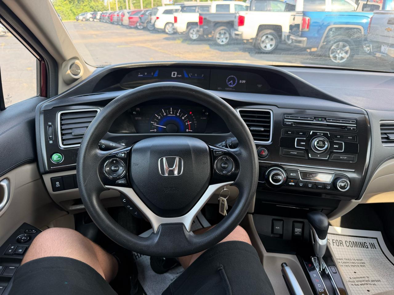 Honda Civic EX Sedan 5-Speed AT 2013