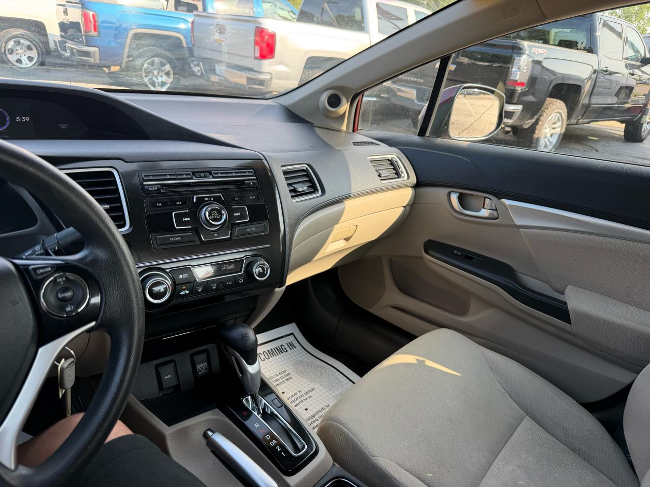 Honda Civic EX Sedan 5-Speed AT 2013
