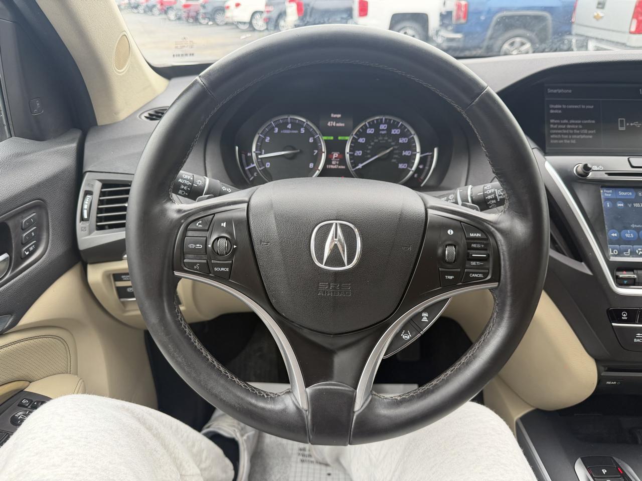 Acura MDX SH-AWD 9-Spd AT w/Tech and Entertainment Package 2020