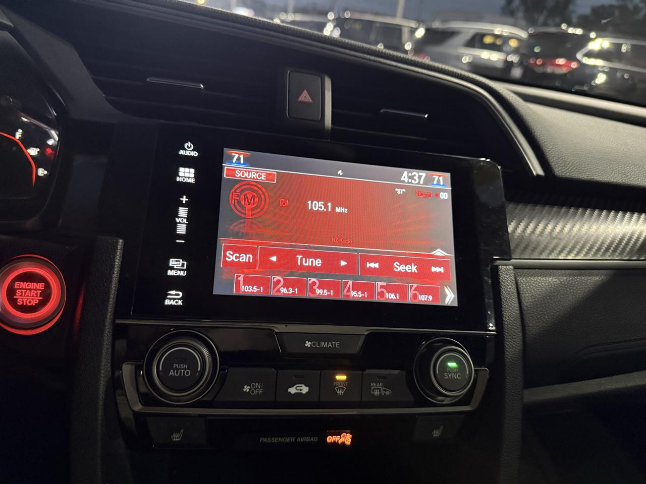 Honda Civic Si Sedan 6-Speed MT with Navigation 2017