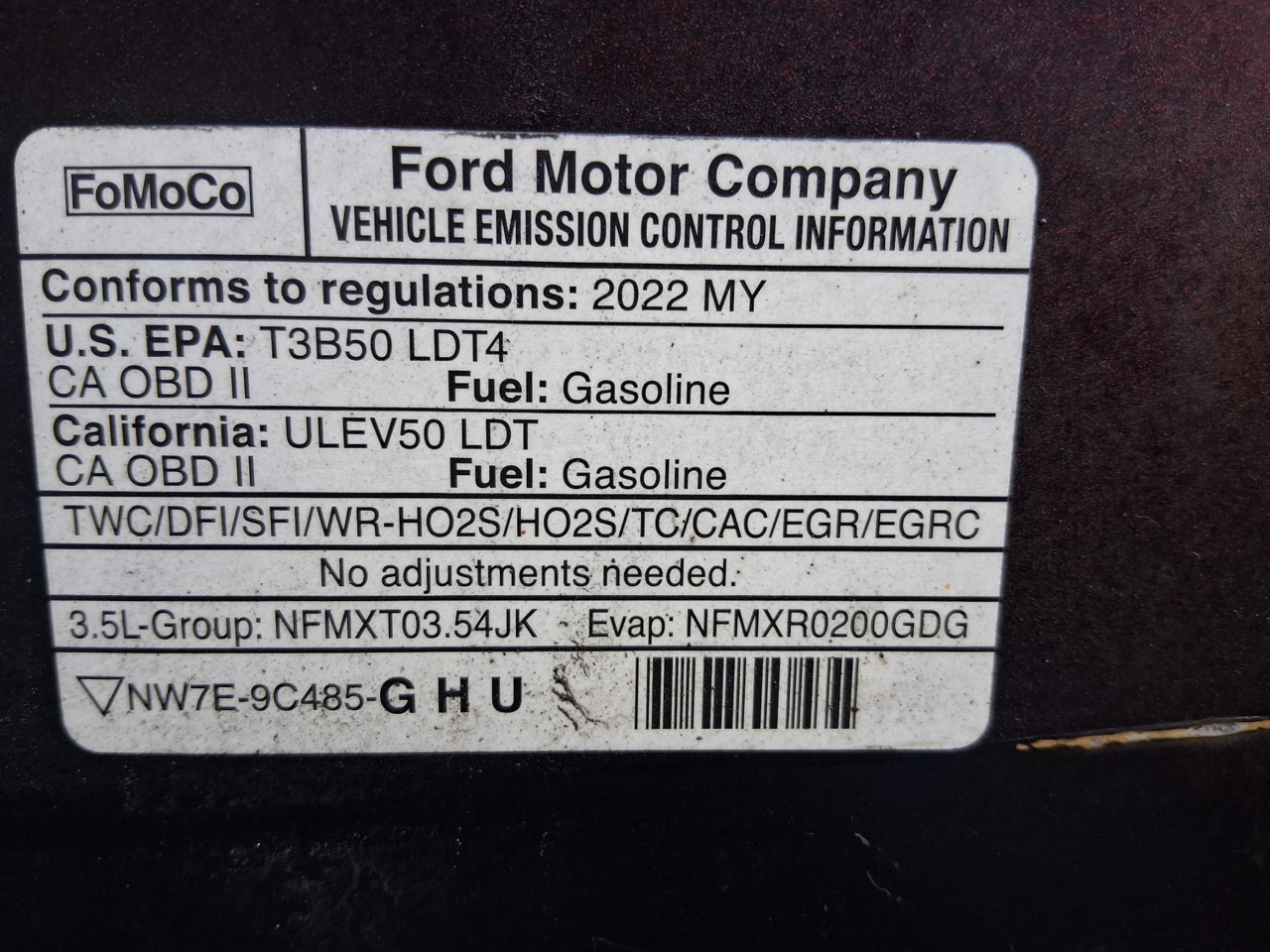 Ford F-150 4WD SuperCrew 145" Lariat 2022