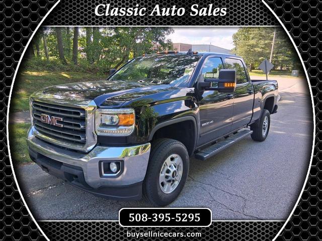 Black 2019 GMC Sierra 2500HD SLE Crew Cab 4WD Pickup Truck Four-Wheel Drive Automatic