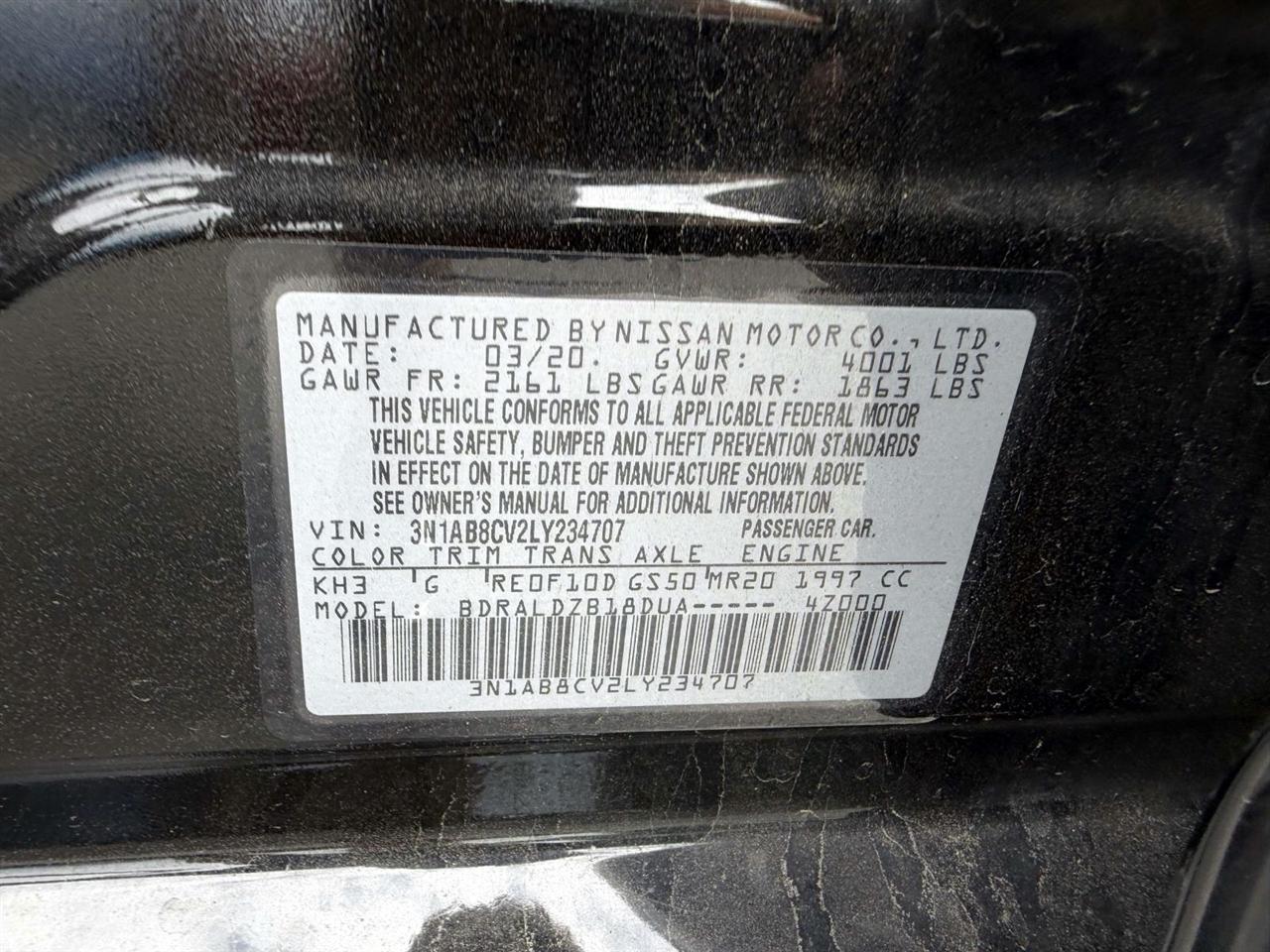 Nissan Sentra SV CVT 2020