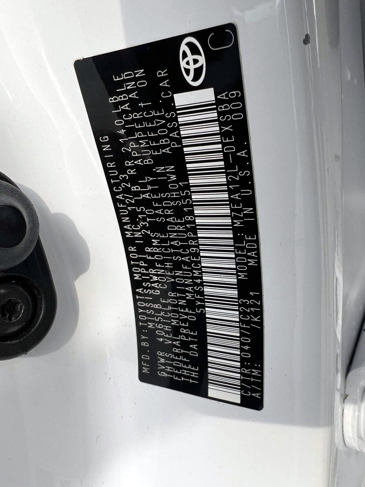 Toyota Corolla Nightshade Edition CVT (Natl) 2024