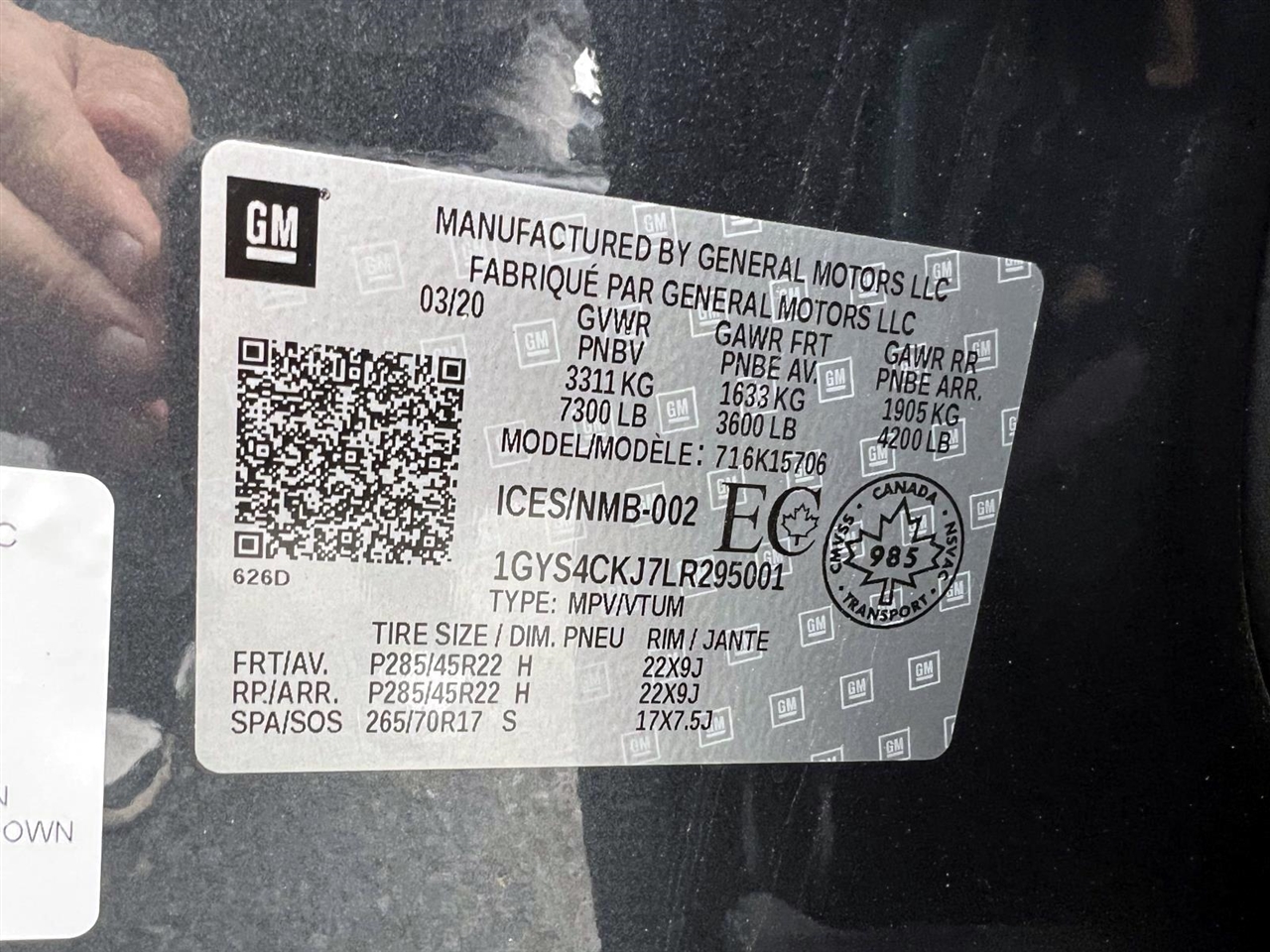 Cadillac Escalade 4WD 4dr Premium Luxury 2020