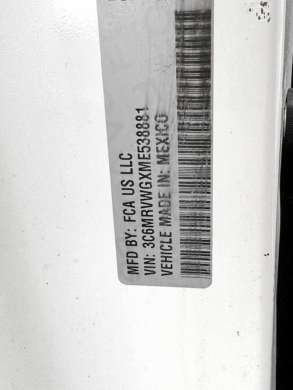 RAM ProMaster Cargo Van 3500 Low Roof 136" WB 2021