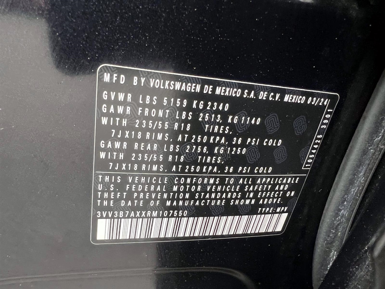 Volkswagen Tiguan 2.0T Wolfsburg Edition FWD 2024