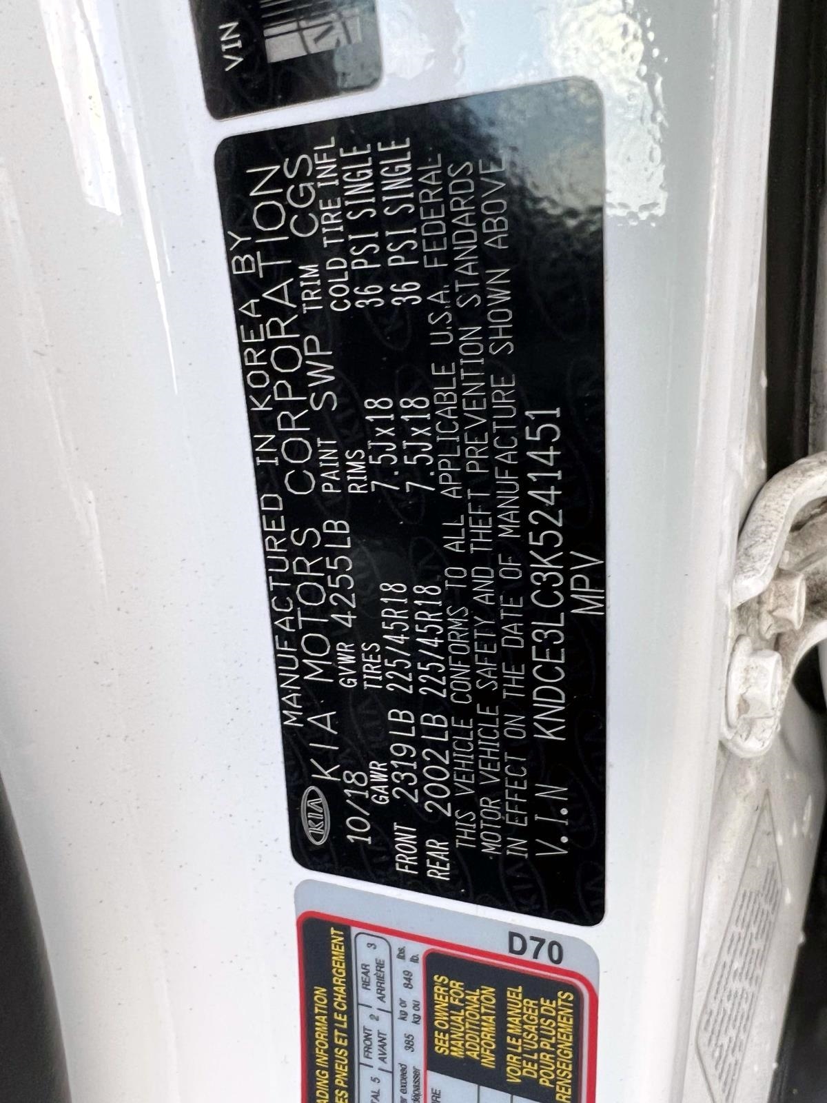 Kia Niro Touring FWD 2019