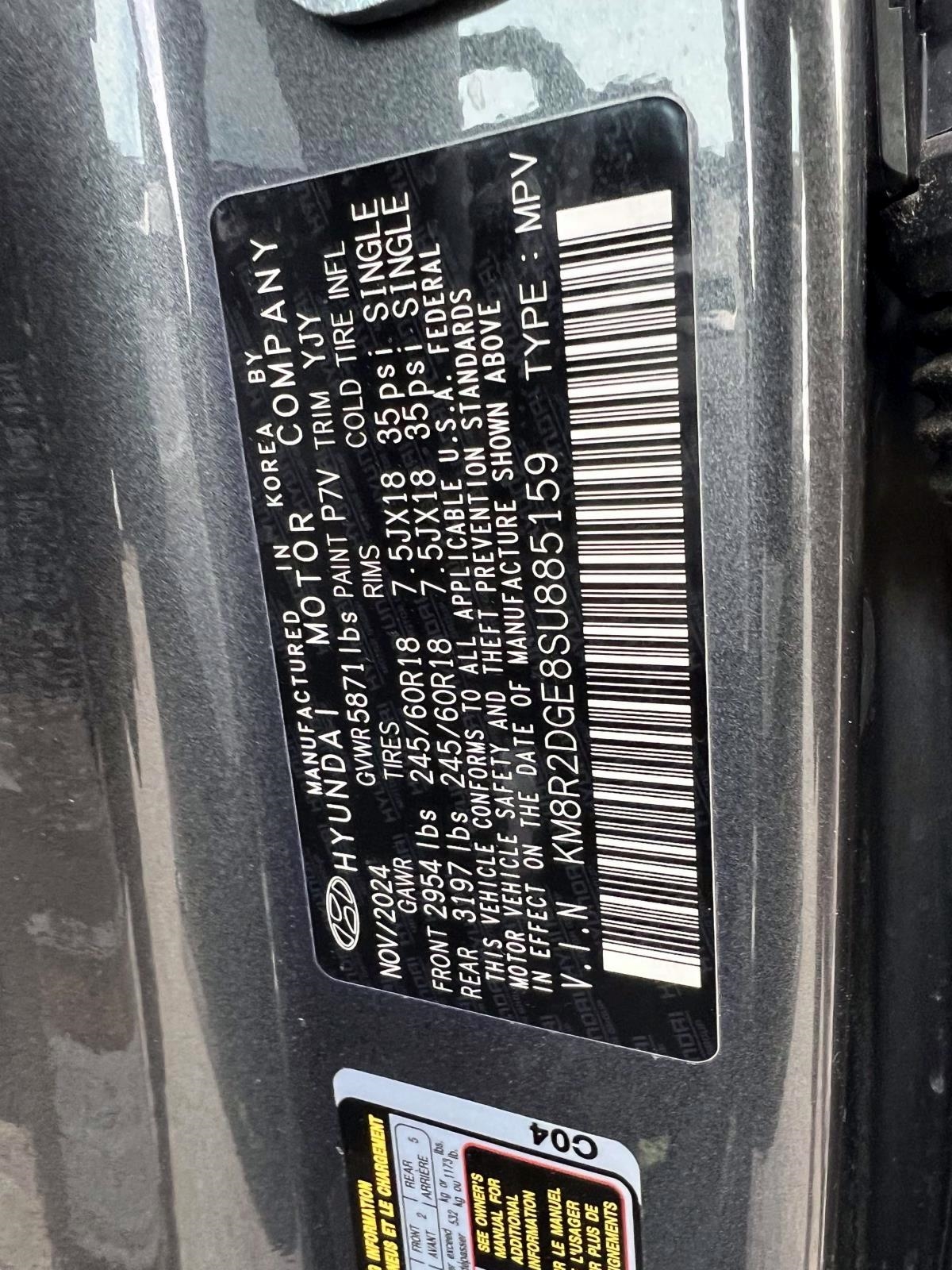 Hyundai Palisade SEL AWD 2025