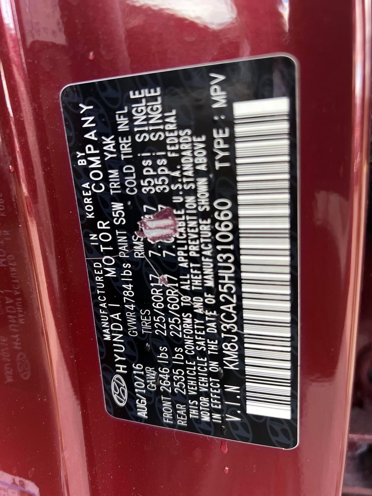 Hyundai Tucson Eco AWD 2017