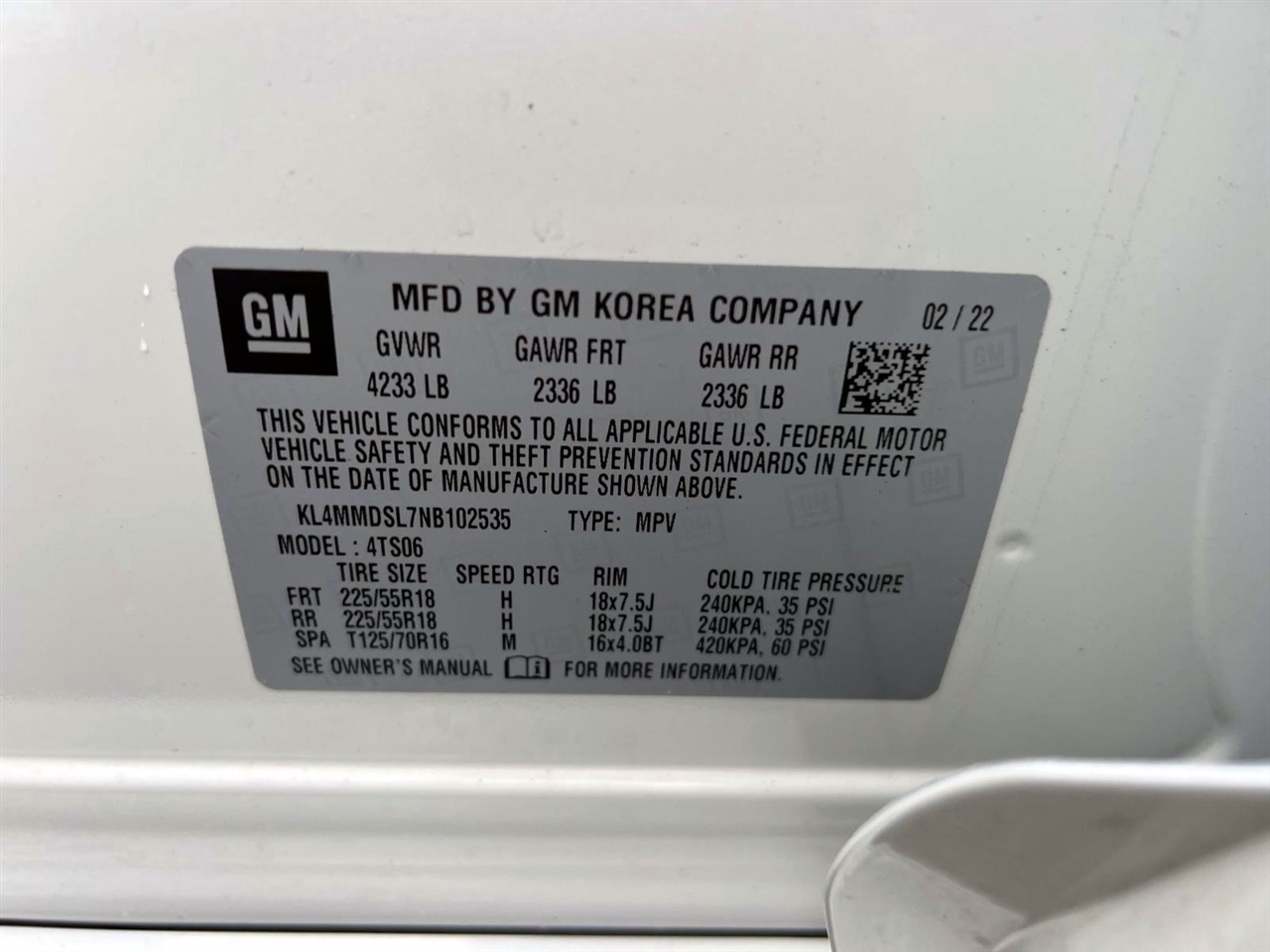 Buick Encore GX FWD 4dr Select 2022