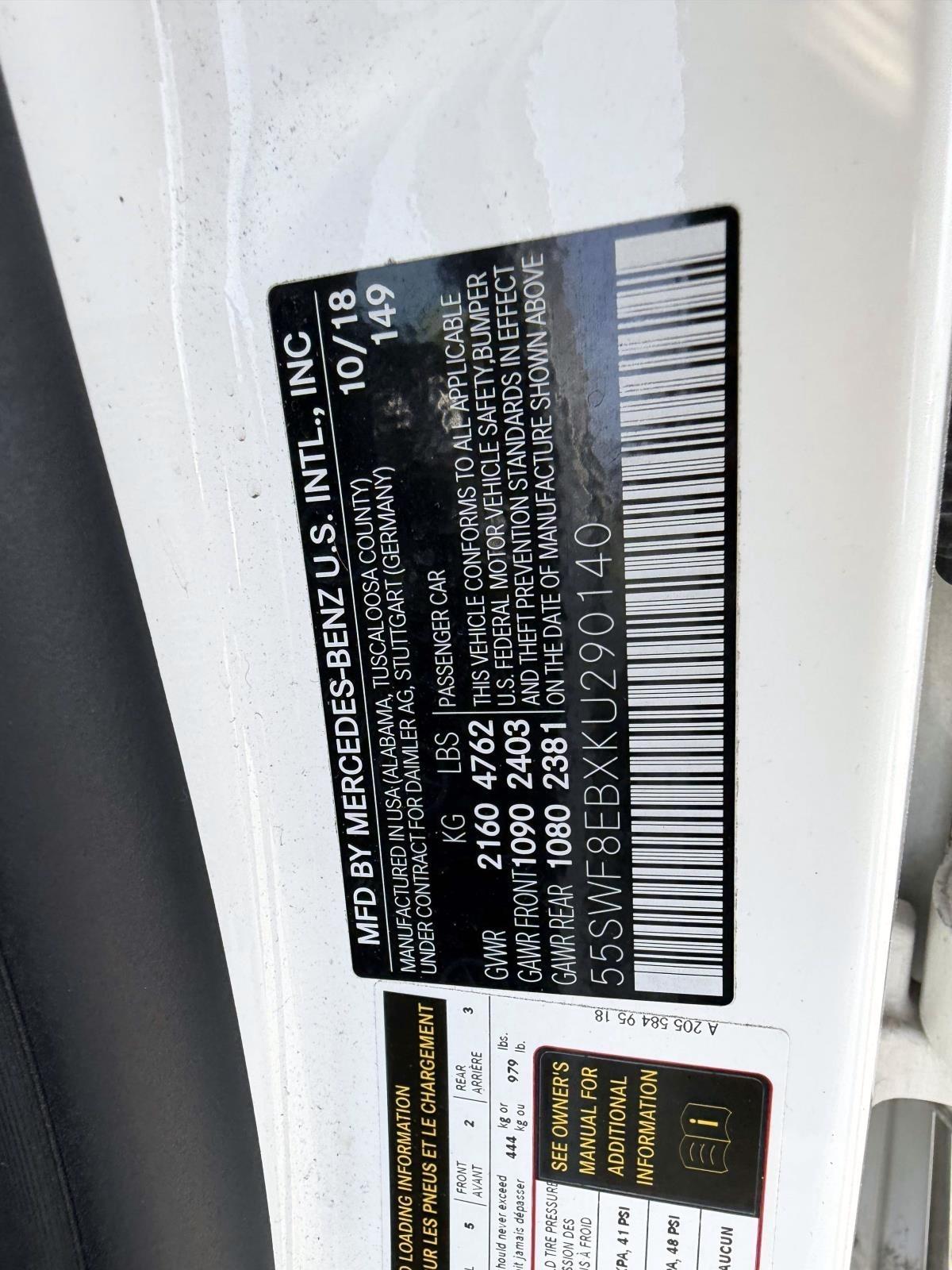 Mercedes-Benz C-Class C 300 4MATIC Sedan 2019