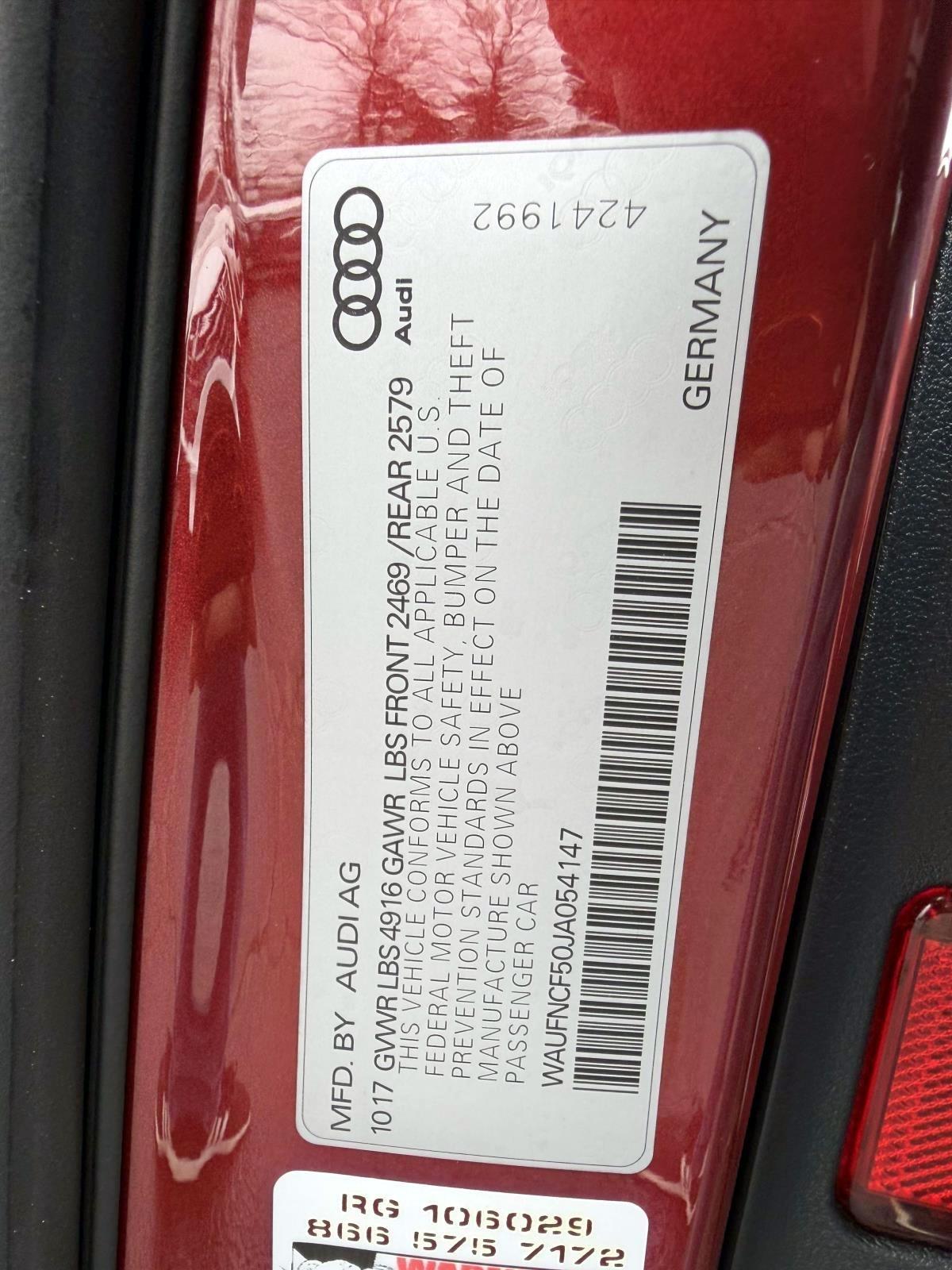 Audi A5 Sportback 2.0 TFSI Prestige 2018