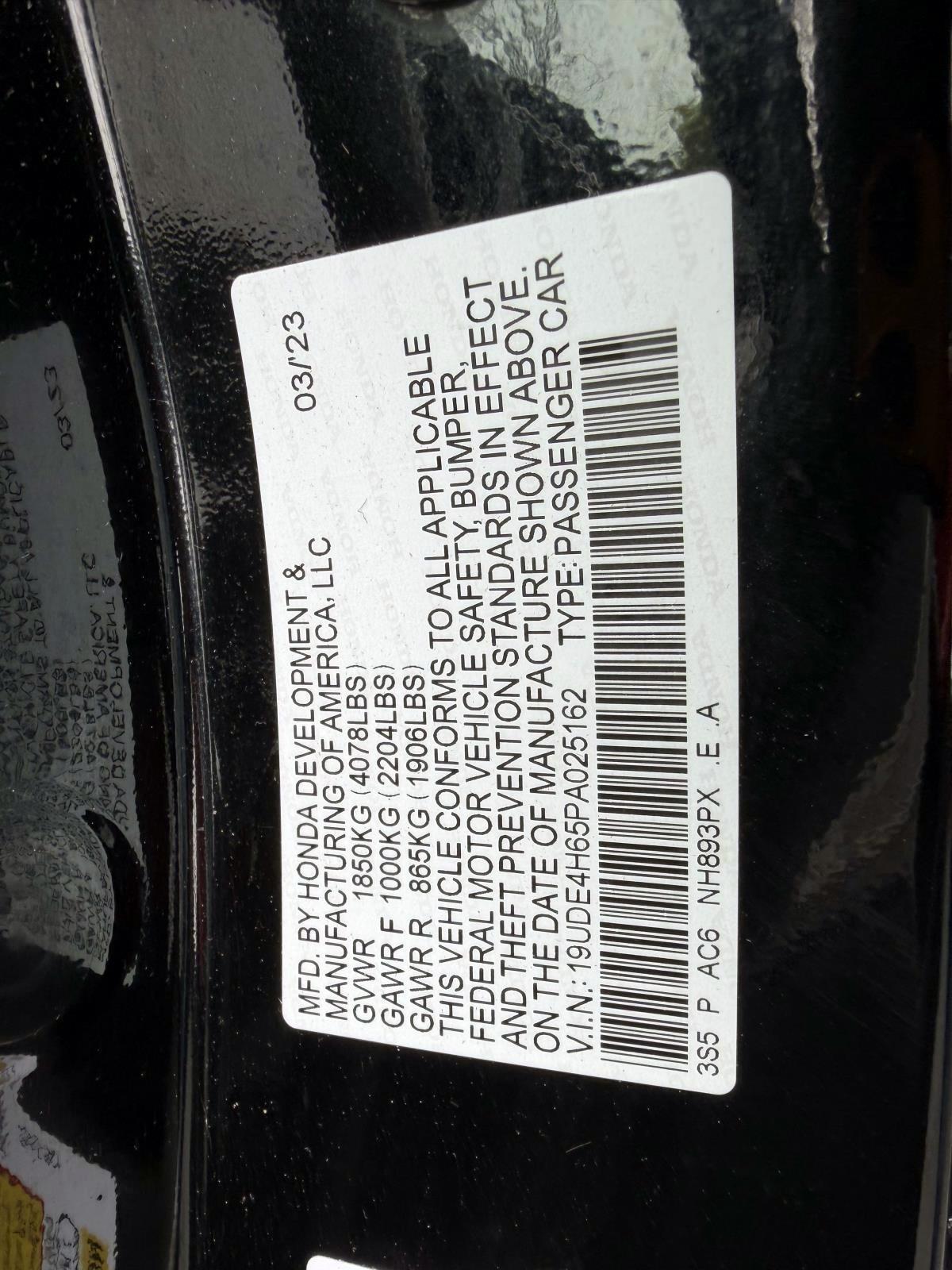 Acura Integra CVT w/A-Spec Technology Package 2023