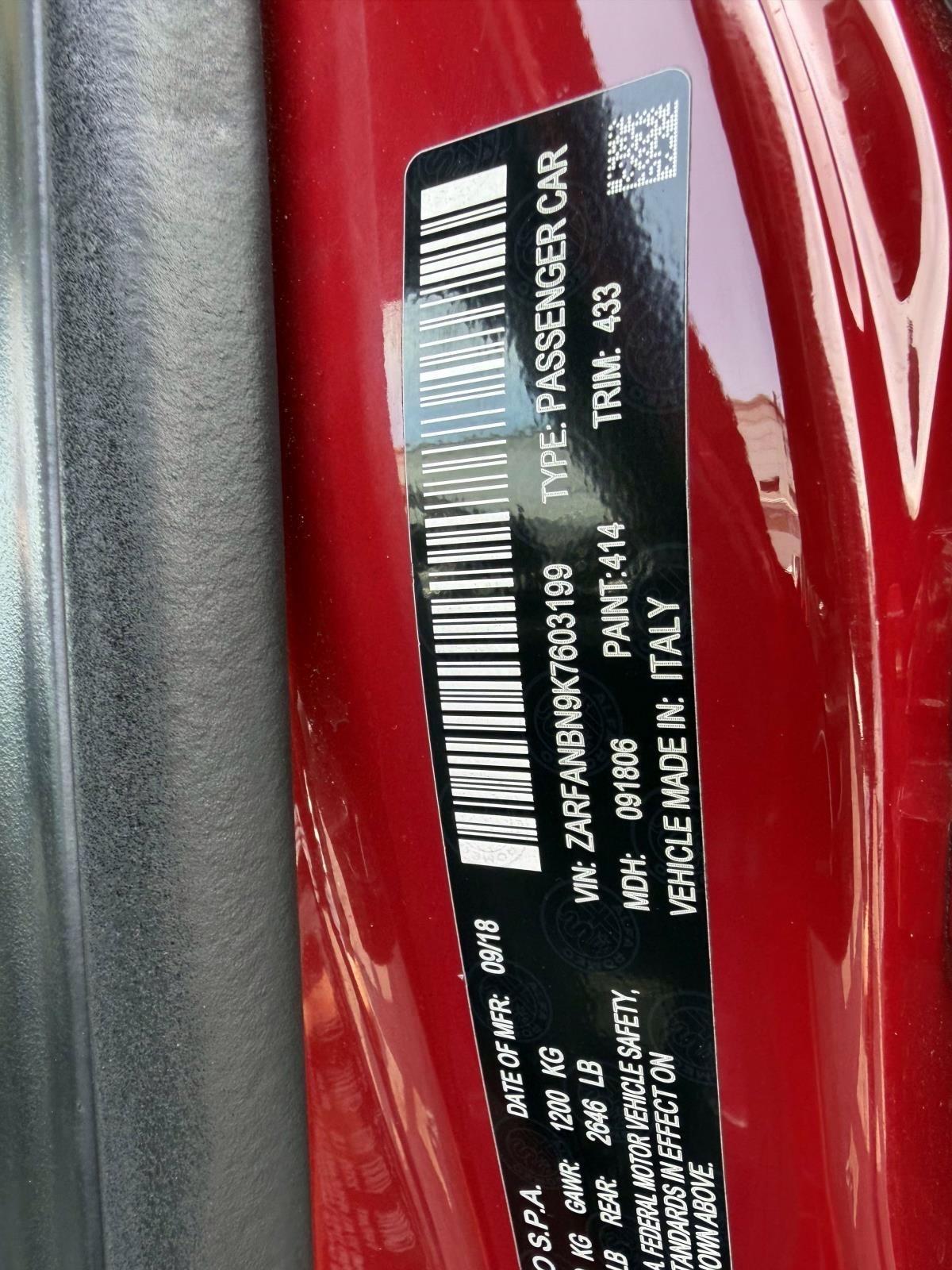 Alfa Romeo Giulia Ti AWD 2019