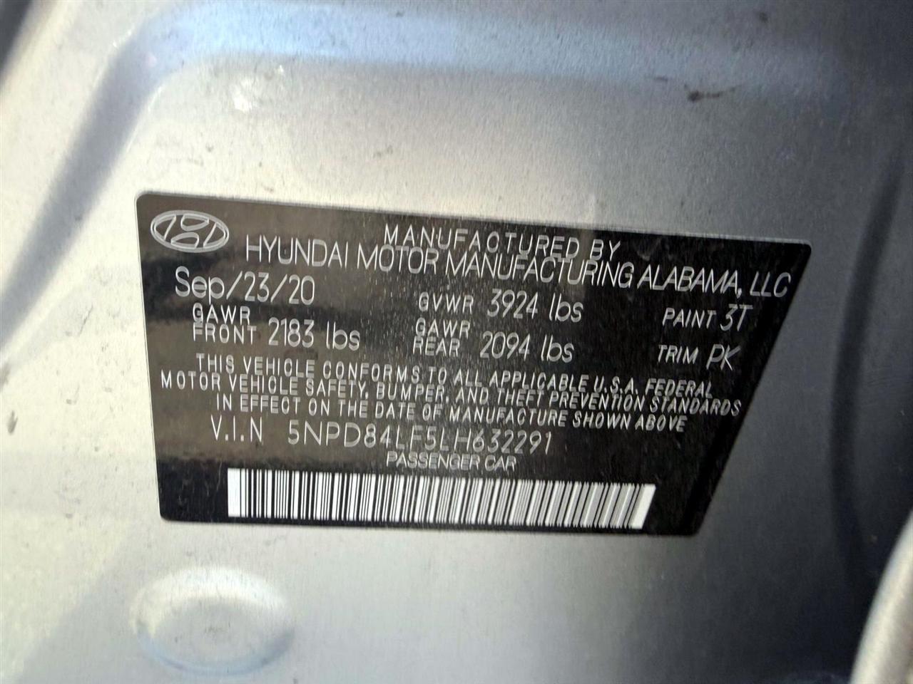 Hyundai Elantra SEL IVT SULEV 2020