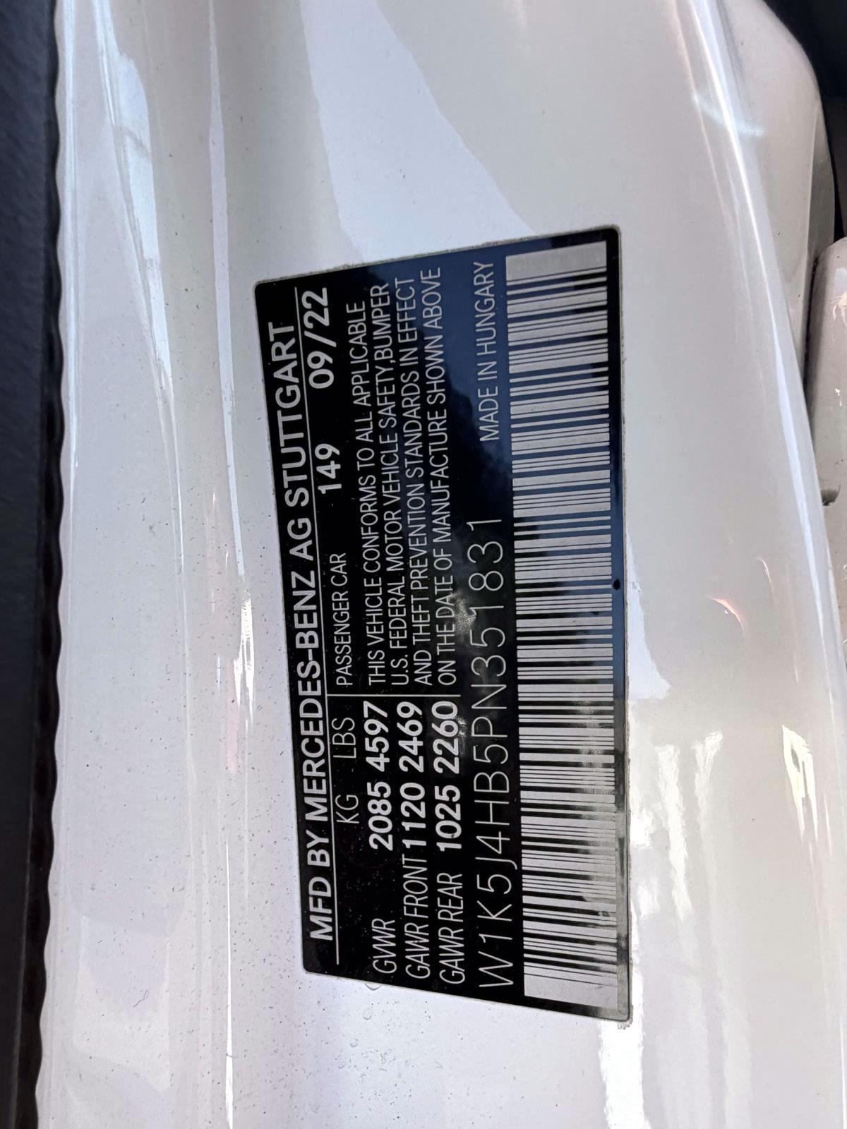 Mercedes-Benz CLA CLA 250 4MATIC Coupe 2023