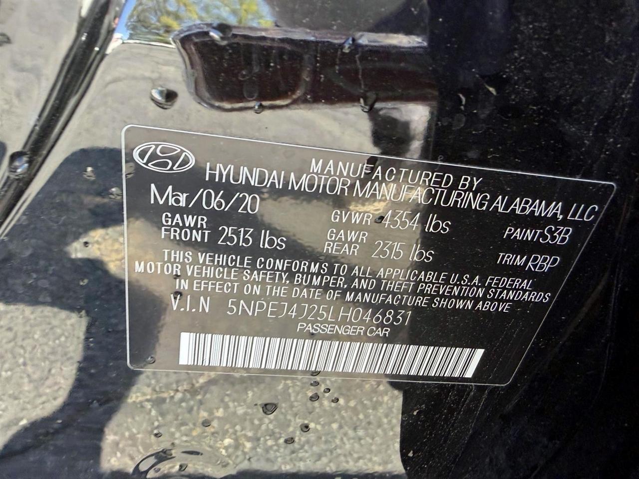Hyundai Sonata SEL Plus 1.6T 2020