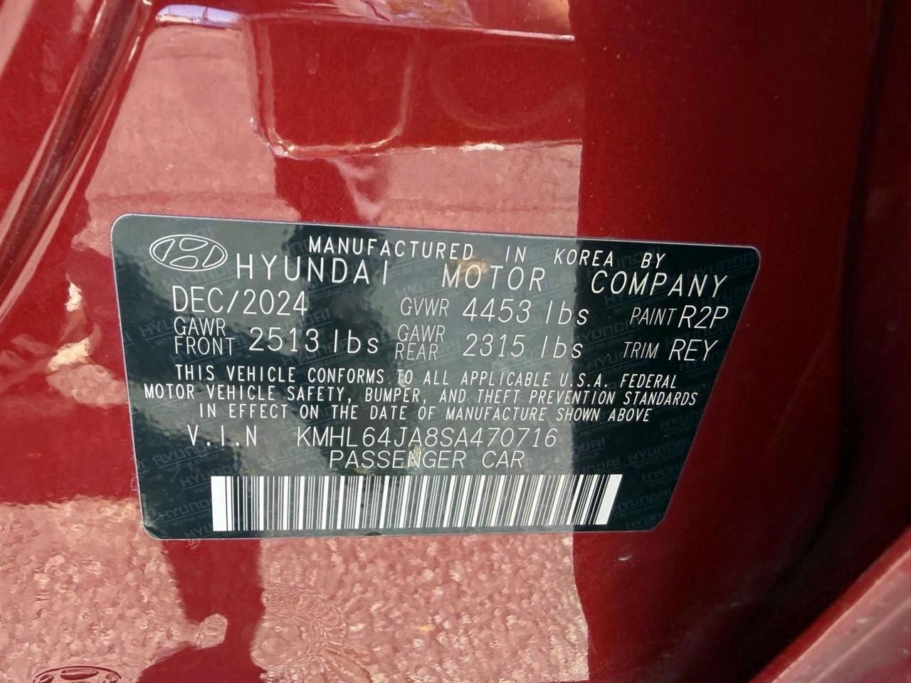 Hyundai Sonata SEL FWD 2025