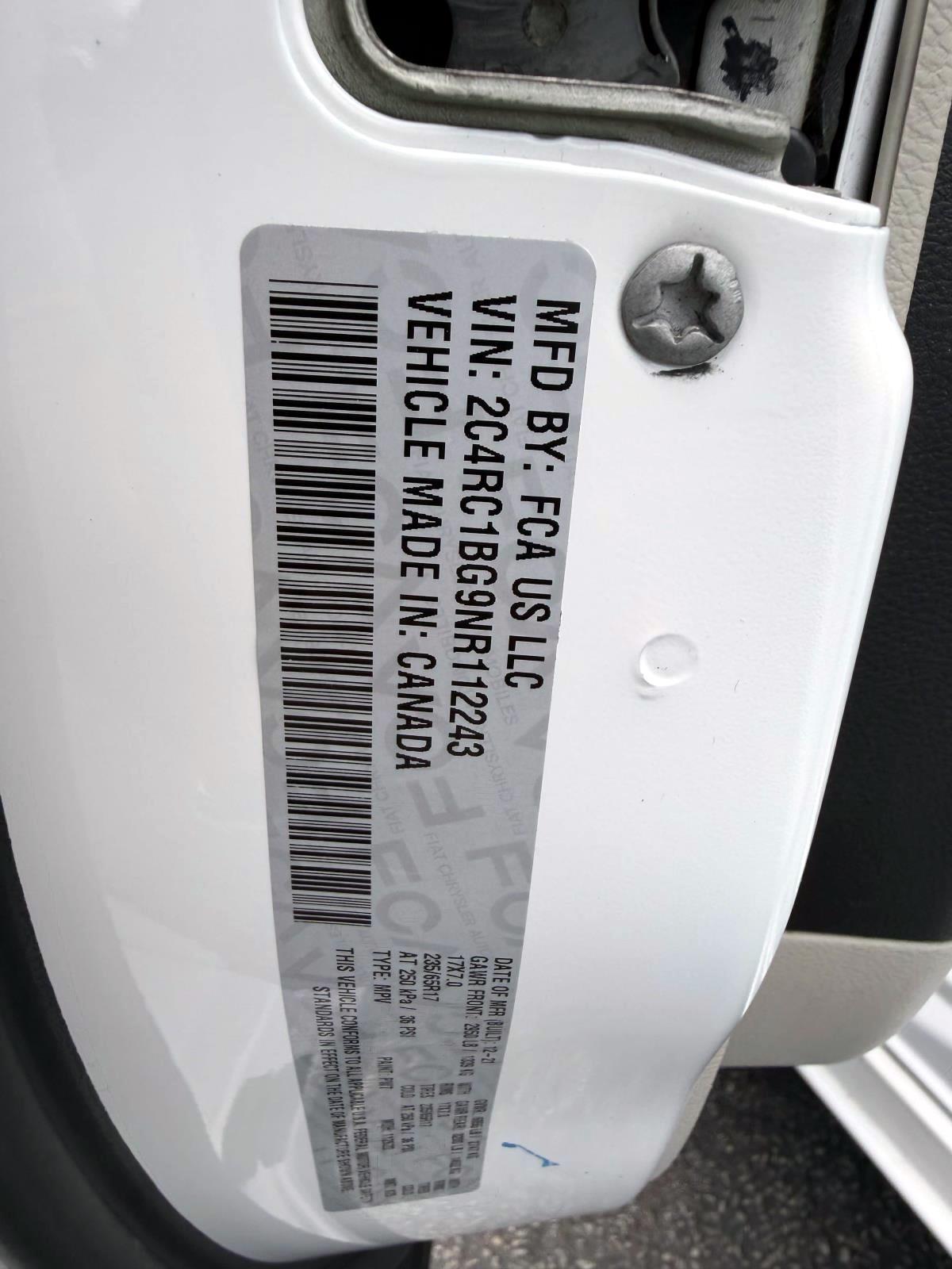 Chrysler Pacifica Touring L FWD 2022