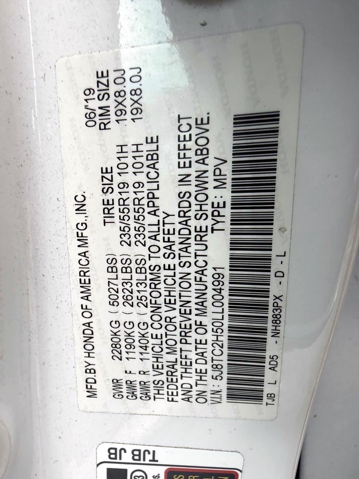 Acura RDX SH-AWD w/Technology Pkg 2020
