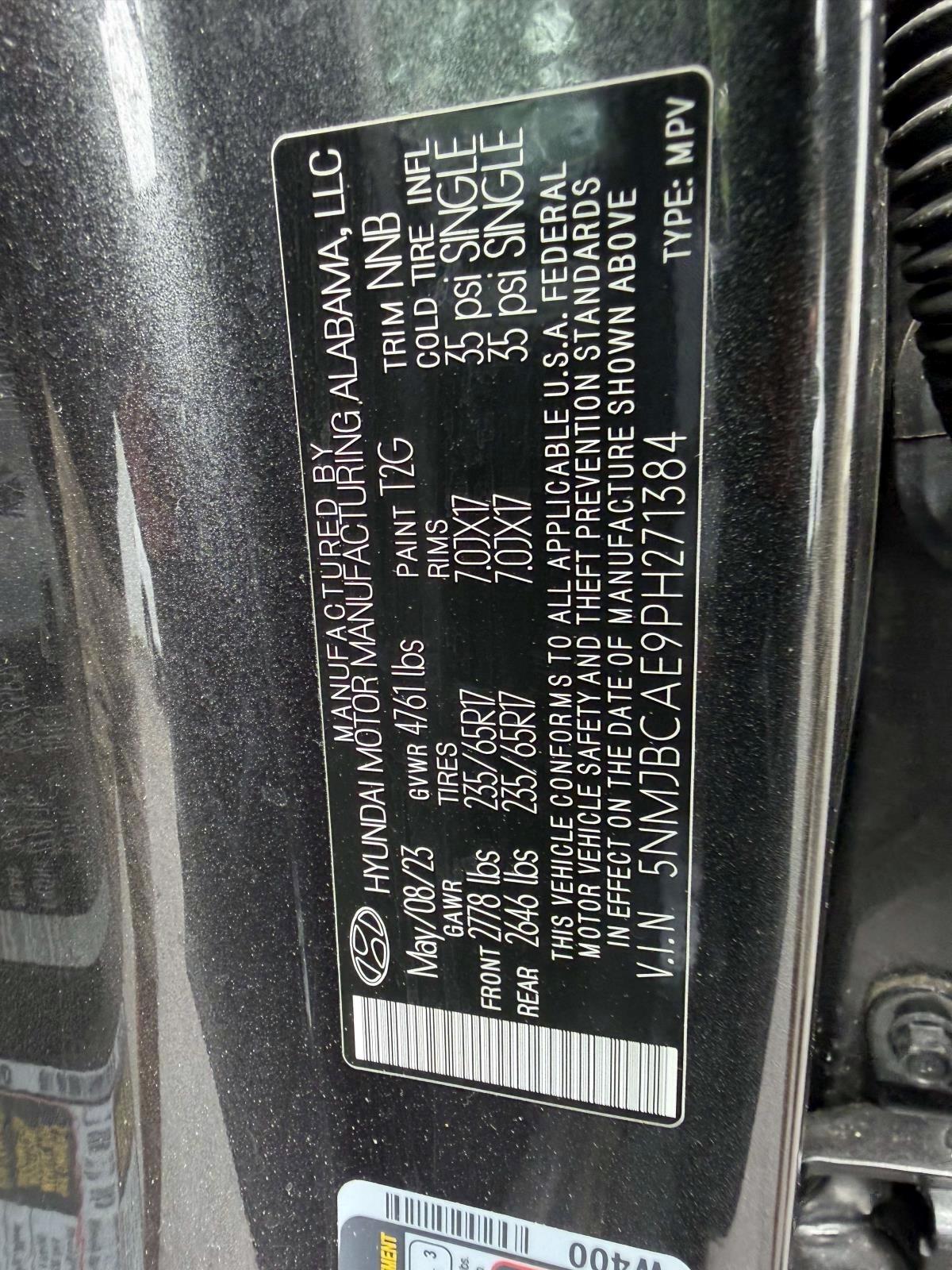 Hyundai Tucson SEL AWD 2023