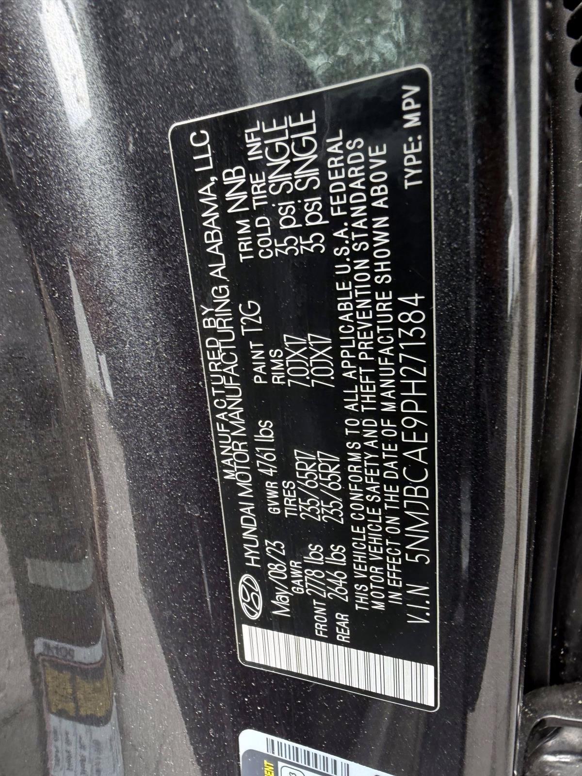 Hyundai Tucson SEL AWD 2023