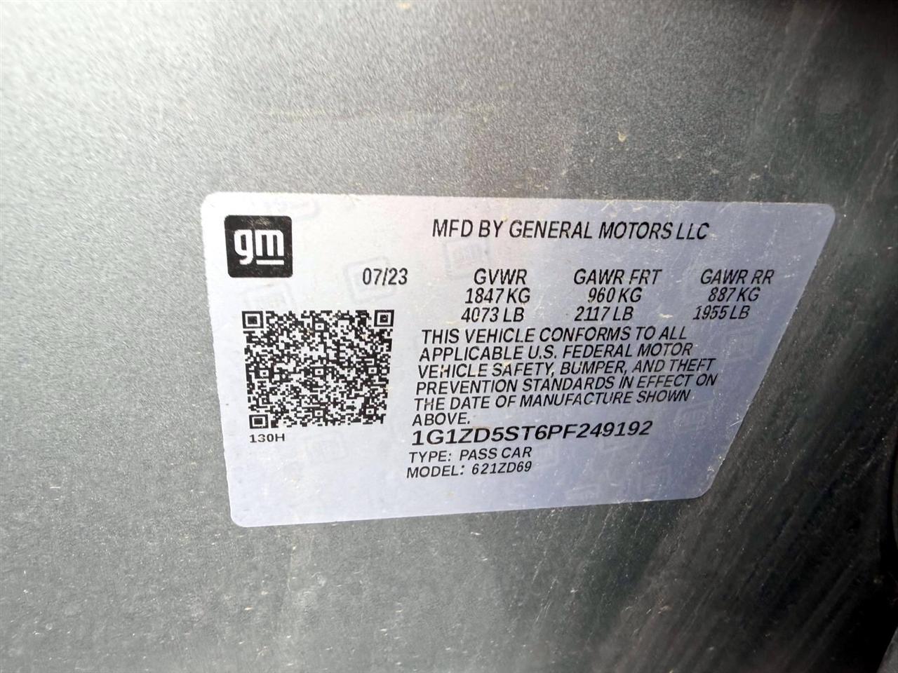Chevrolet Malibu 4dr Sdn 1LT 2023