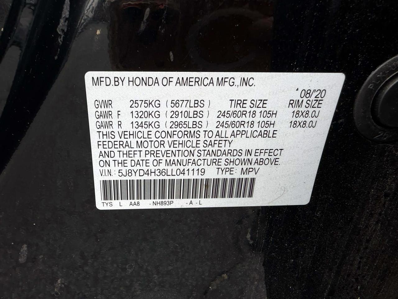 Acura MDX SH-AWD 7-Passenger 2020