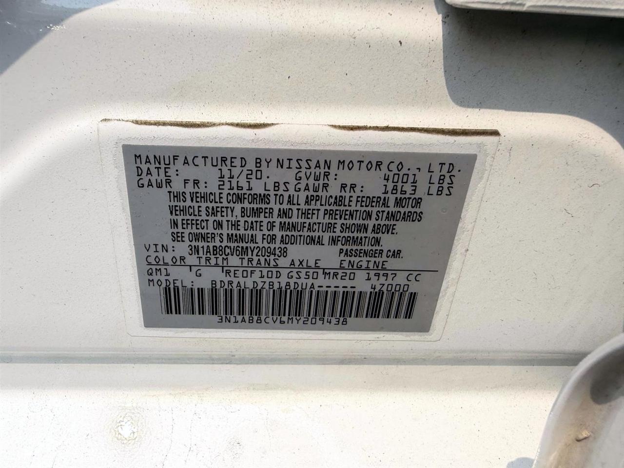 Nissan Sentra SV CVT 2021