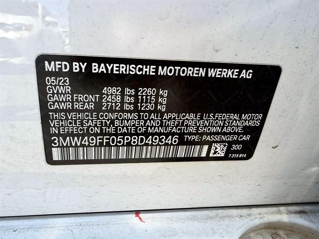 BMW 3 Series M340i xDrive Sedan 2023