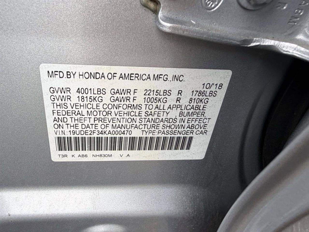 Acura ILX Sedan 2019