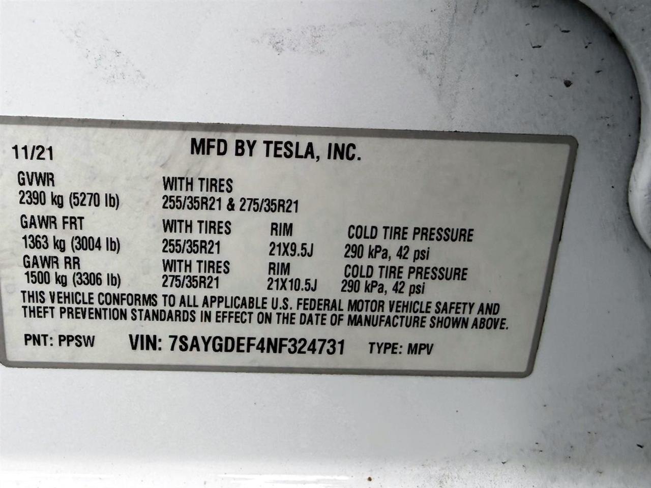 Tesla Model Y Performance AWD 2022