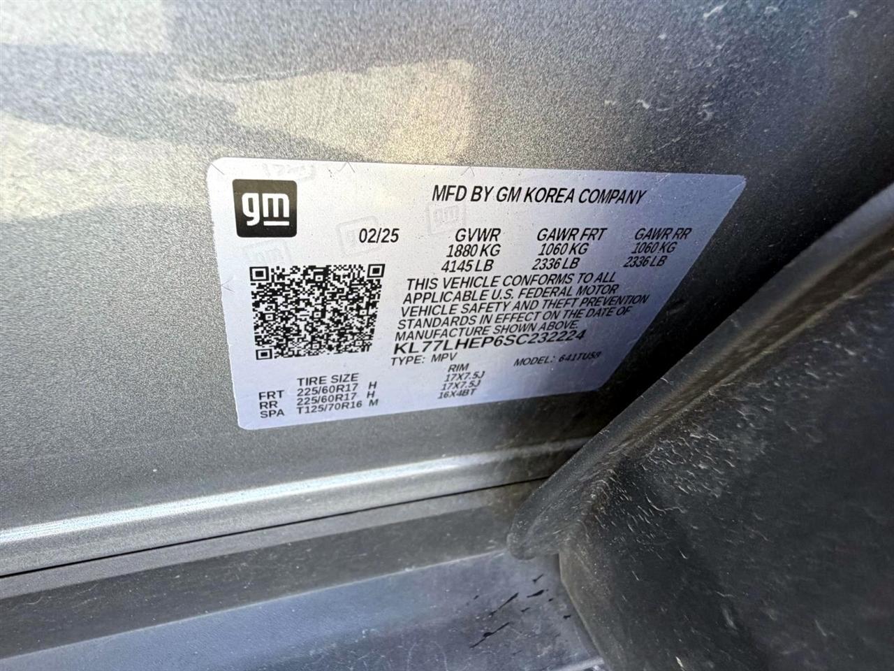 Chevrolet Trax FWD 4dr LT 2025