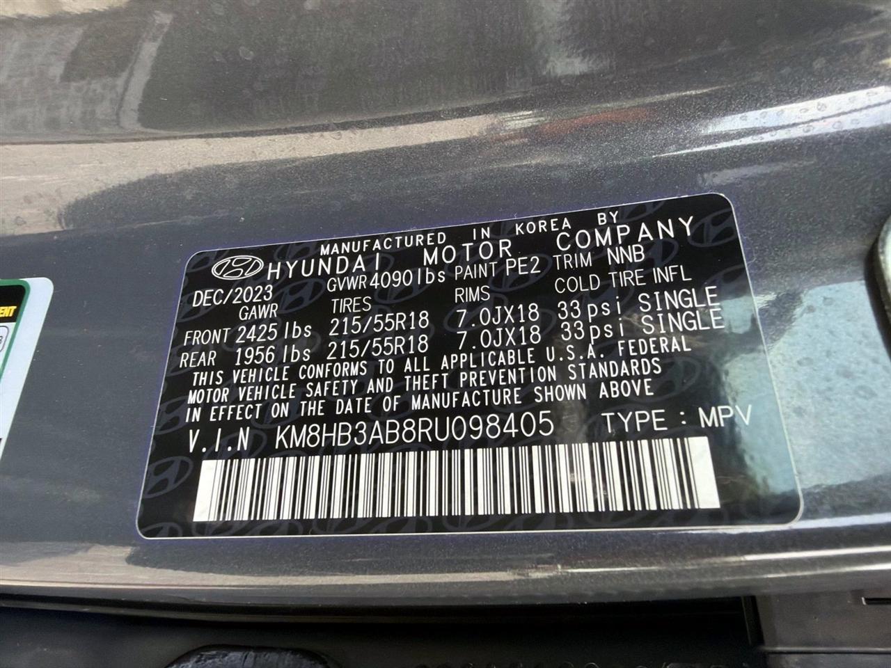 Hyundai Kona SEL FWD 2024