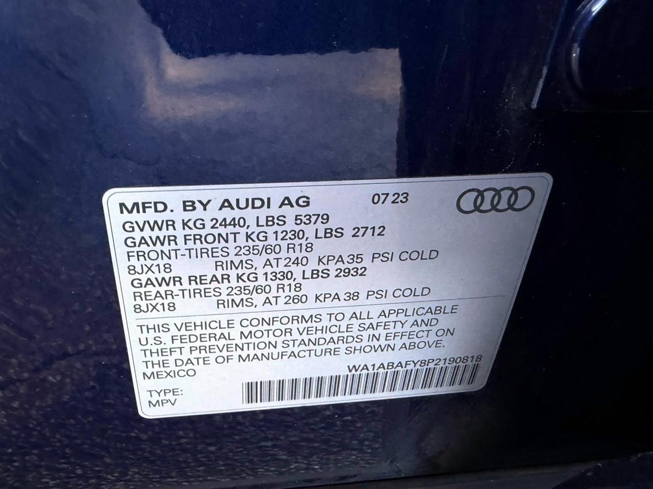 Audi Q5 Premium 40 TFSI quattro 2023