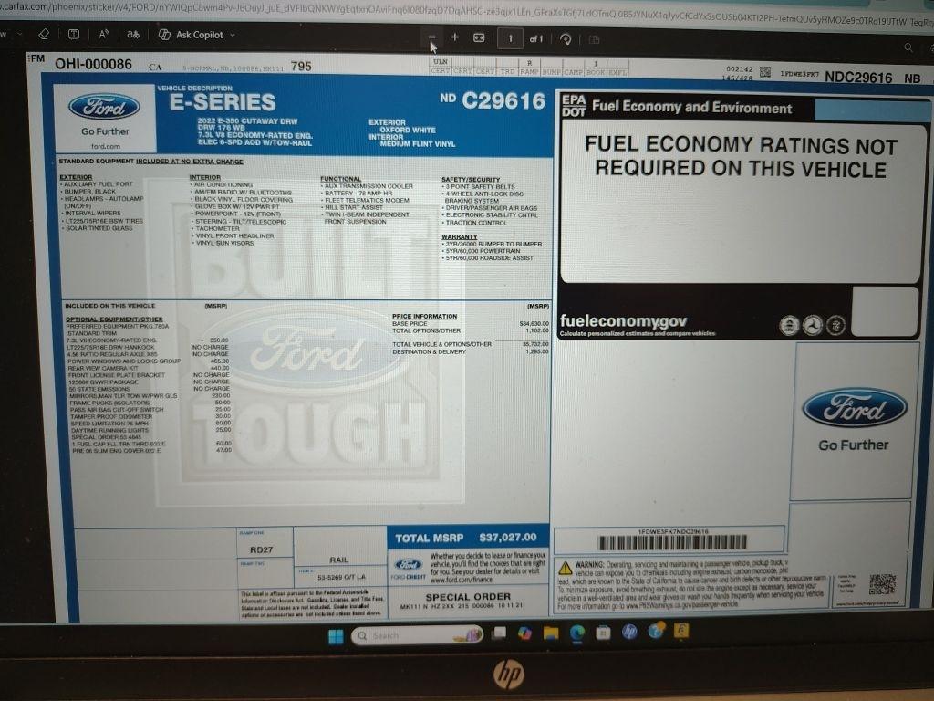 Ford Econoline  2022