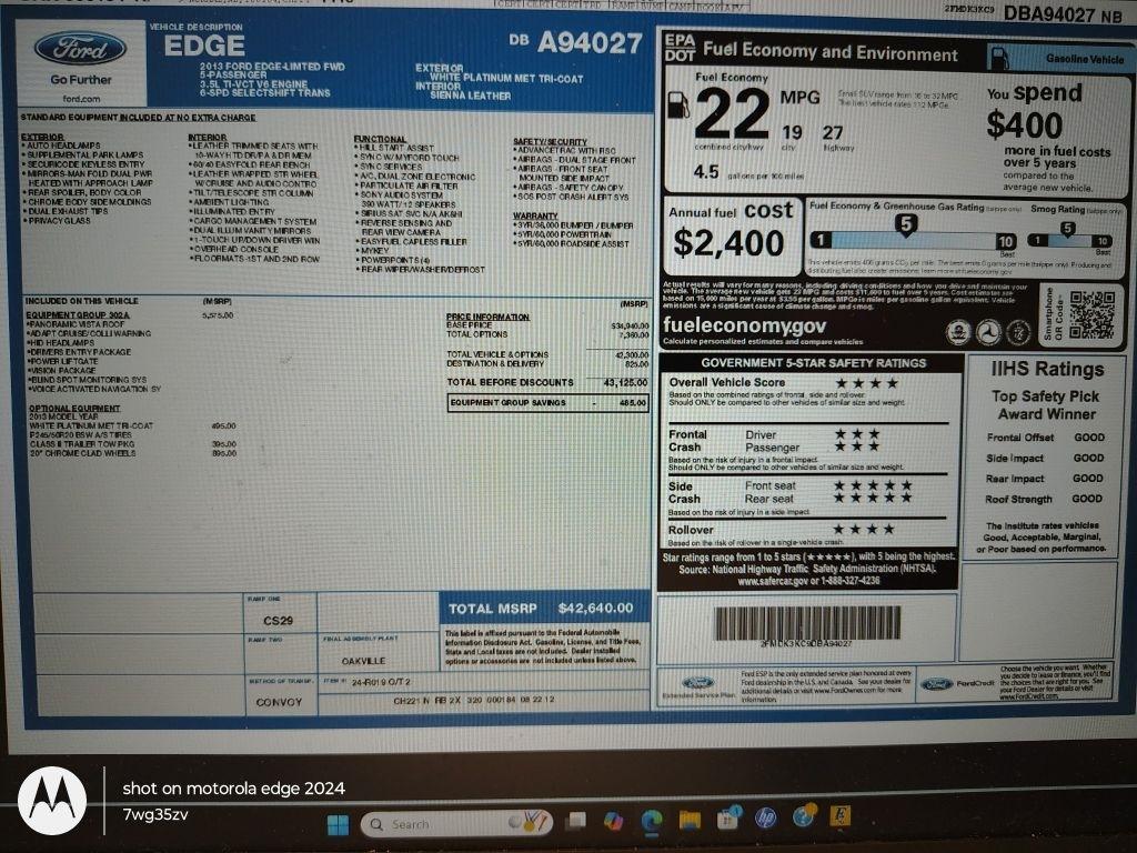Ford Edge  2013
